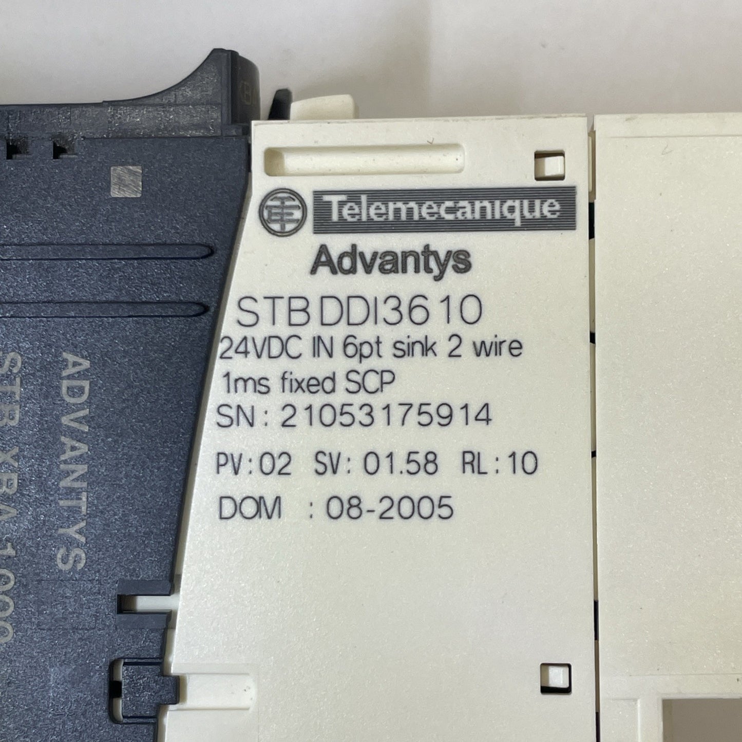 SCHNEIDER STBDD13610 6 Point Input Module With STB XBA 1000 BASE (FREE SHIPPING)