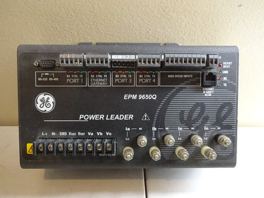 GE NEXUS 1250-G-D2-60HZ-INP10-2MEG / EPM 9650Q / POWER INPUT 90-276V AC OR DC