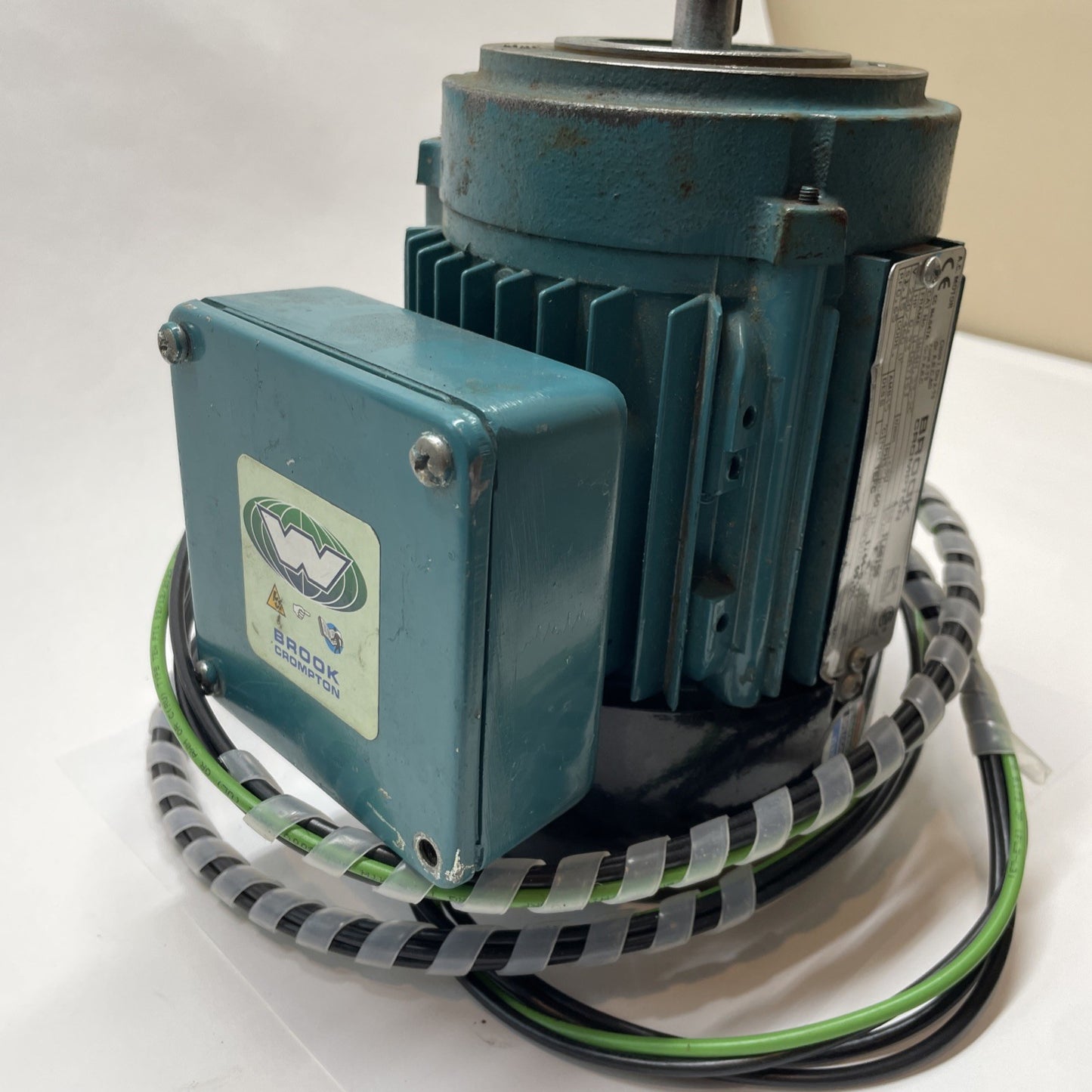 Brook Crompton WA4M.33-2C 0.33HP AC Motor 3PH 230/460V  W-DA71SJ Frame 1680 RPM