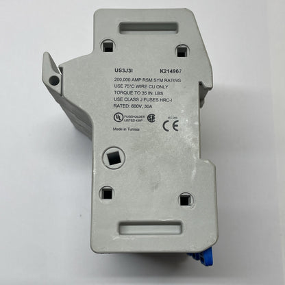 Ferraz Shawmut UltraSafe Class J 600V 30A 3-Pole Fuse US3J31 / K214967