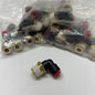 (LOT OF 39) SMC KQL11-37S One-Touch Male Elbow Fitting 3/8″ Rc (1/2″ NPT)