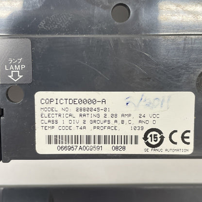 Rear Cover for GE FANUC Total control CQPICTDE0000-A 2880045-01 QUICKPANEL HMI