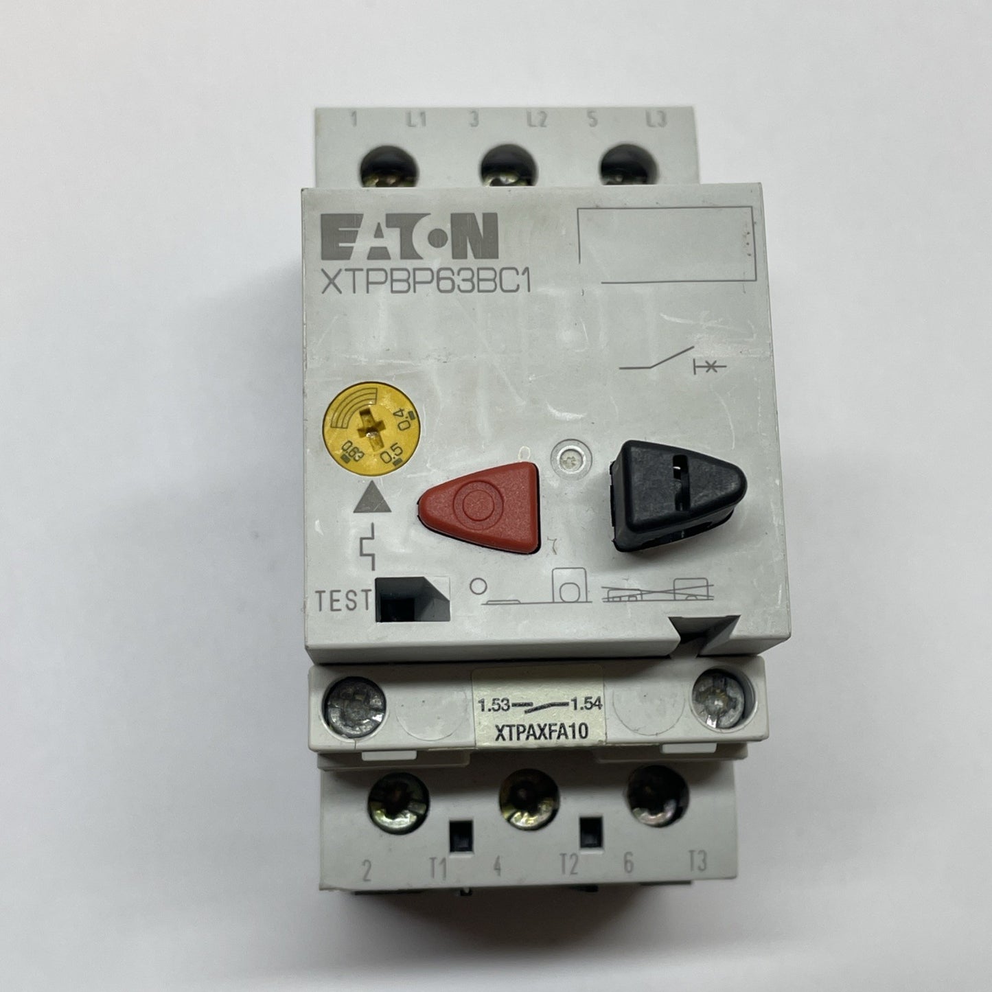 Eaton XTPBP63BC1 Manual Motor Protector 3-Pole 0.4-0.63A IEC Starter