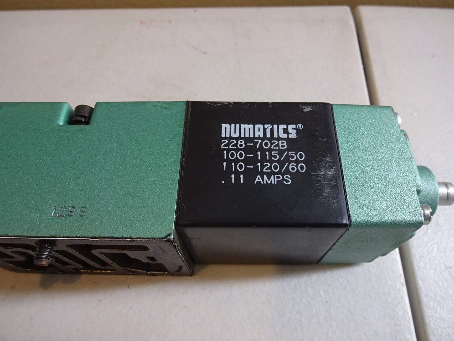 NUMATICS 152SS415K011Y SOLENOID VALVE 150 PSIG / 120V / 50-60HZ / .11A