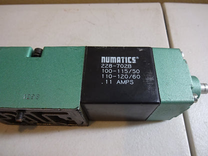NUMATICS 152SS415K011Y SOLENOID VALVE 150 PSIG / 120V / 50-60HZ / .11A