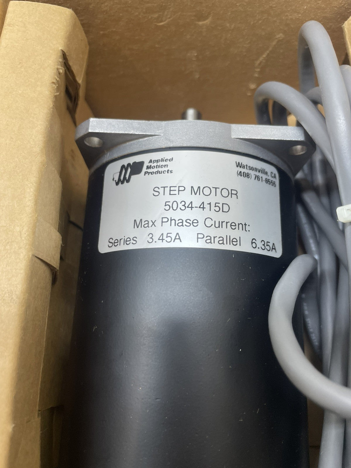 Applied Motion 5034-415D Step Motor Series 3.5A/ Parallel 6.35A