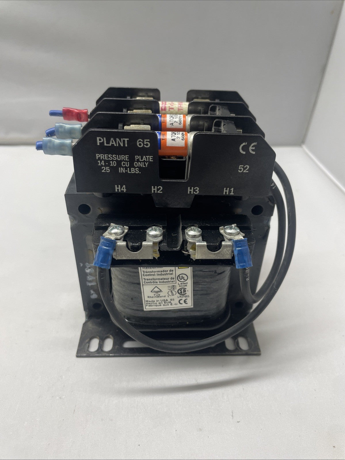 SQUARE D 9070TF150D1 CONTROL TRANSFORMER 0.15 KVA H.V 230/460 L.V 115/120VAC