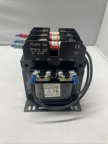 SQUARE D 9070TF150D1 CONTROL TRANSFORMER 0.15 KVA H.V 230/460 L.V 115/120VAC