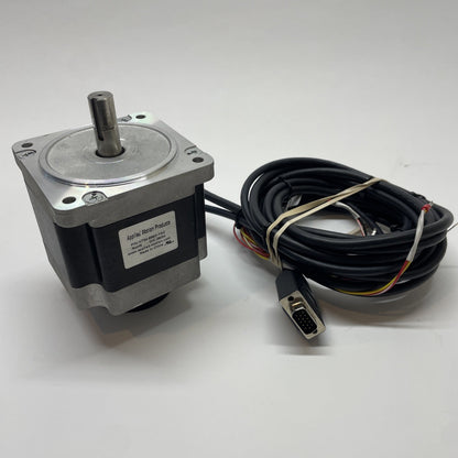 Applied Motion HT34-695D-YAC NEMA 34 Stepper Motor w/ 3004-195-10 Encoder Cable