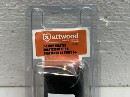 ATTWOOD 14135-7 / 7 TO 4-WAY TRAILER WIRING HARNESS ADAPTER / NEW