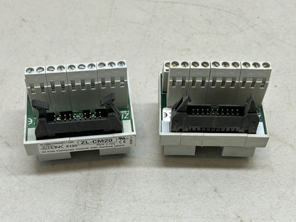 ZIPLINK ZL-CM20 / AUTOMATION DIRECT CONNECTOR MODULE / LOT OF 2