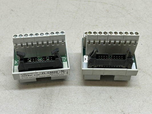 ZIPLINK ZL-CM20 / AUTOMATION DIRECT CONNECTOR MODULE / LOT OF 2