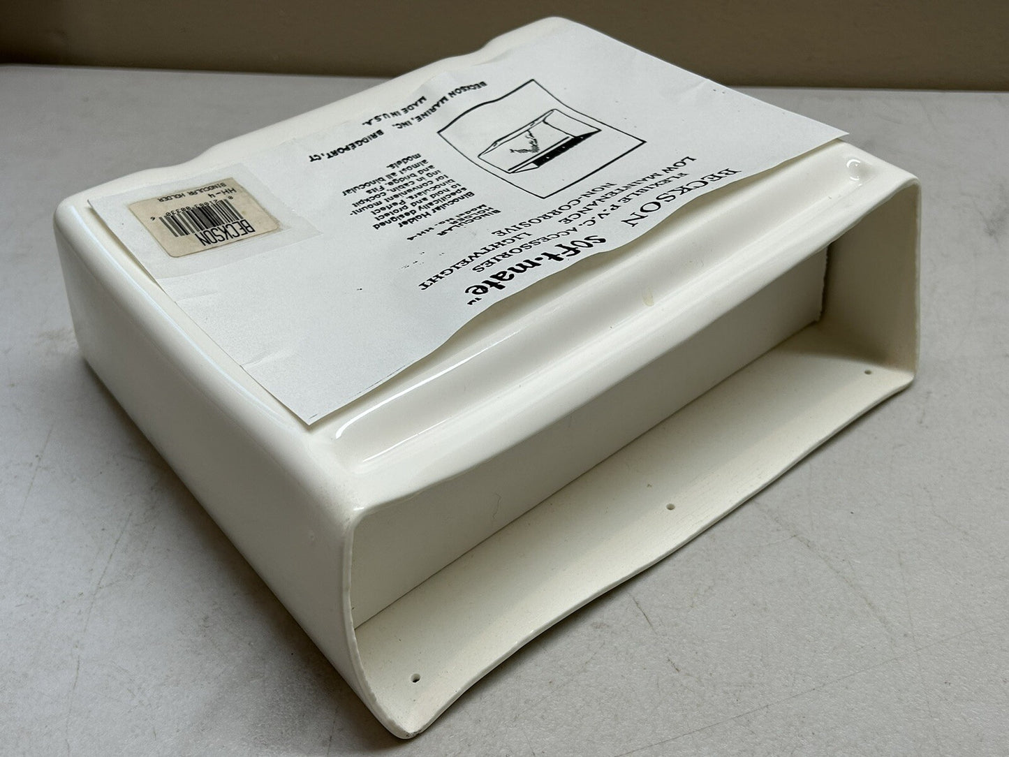 BECKSON HH-4 SOFT-MATE BINOCULARS HOLDER WHITE PVC 9" X 8.25" X 3" / NEW