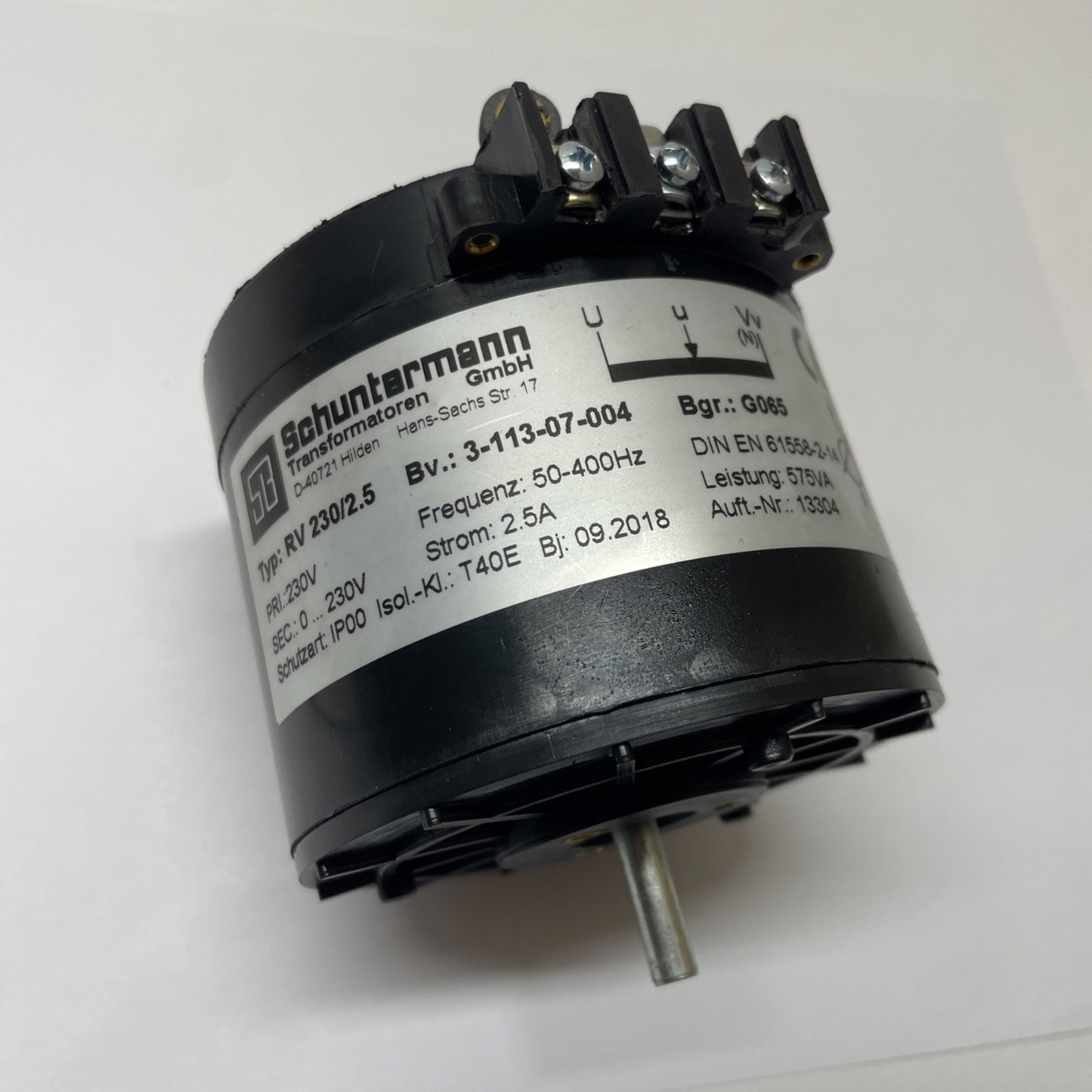 Schuntermann Transformatoren GmbH RV 230/2.5  3-133-07-004  G065