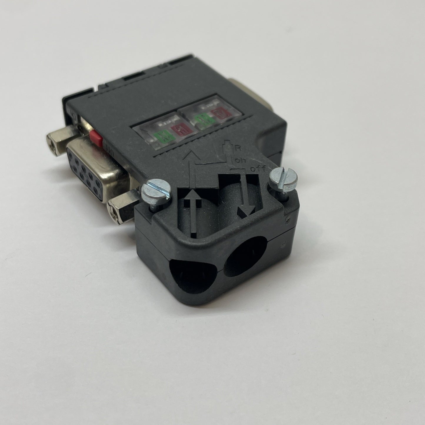 Siemens 6ES7-972-0BB60-0XA0 Profibus DP Bus Connector 35° Cable Outlet