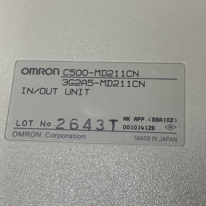 OMRON C500-MD211CN / 3G2A5-MD211CN I/O Module 16-Point DC Input