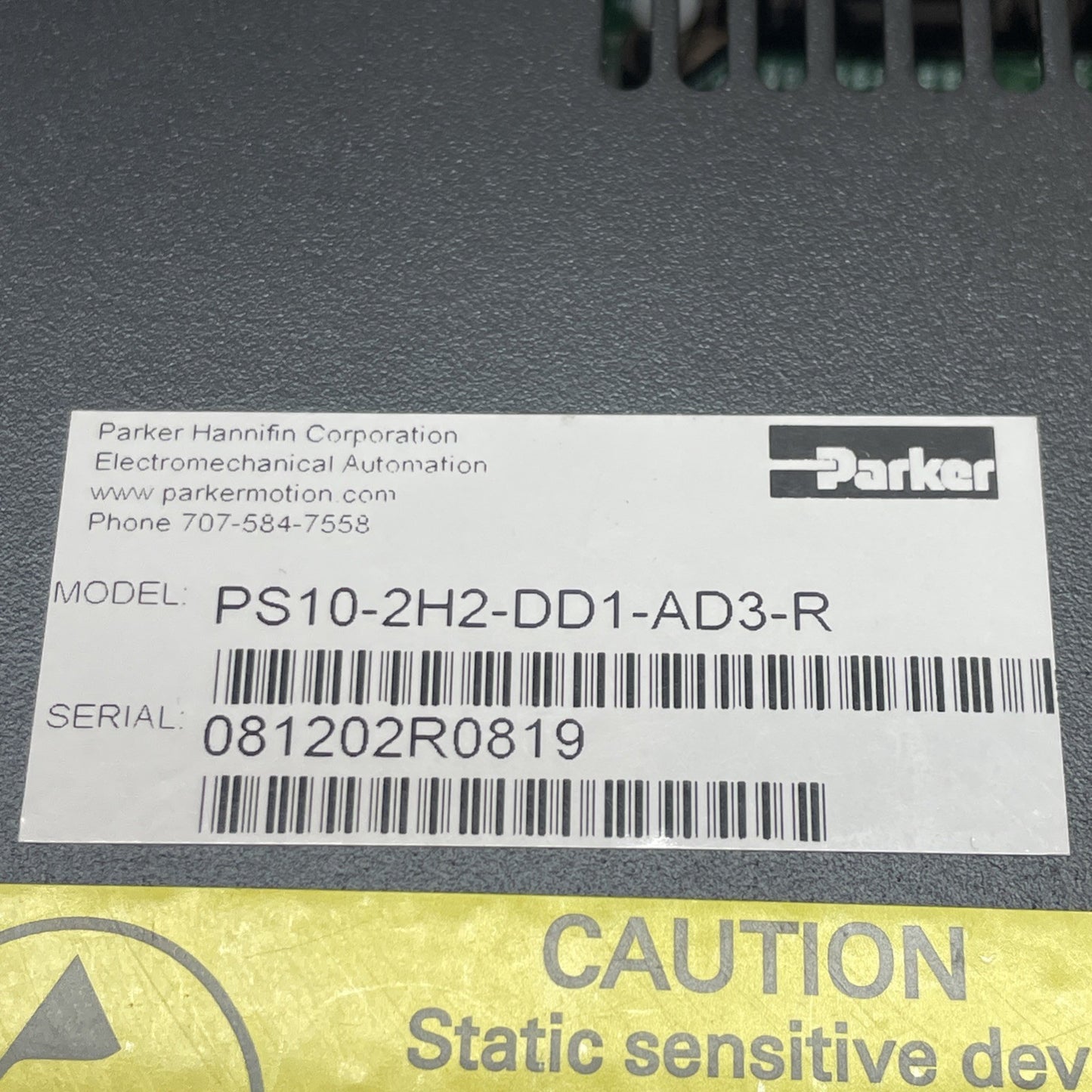 Parker CTC PS10-2H2-DD1-AD3 10.4″ Color TFT Touchscreen HMI 24 VDC *TESTED*