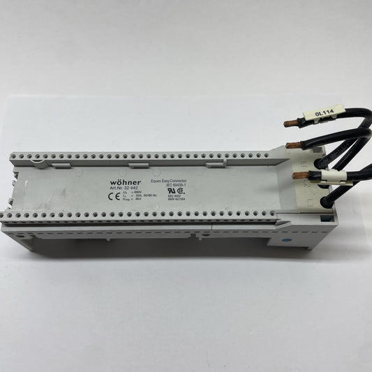 Wöhner 32442 Busbar Adapter 32A 600VAC 60 Classic