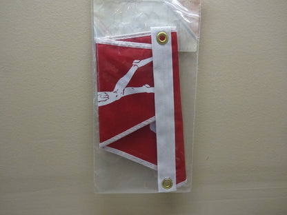 TAYLOR MADE #430 SKIN DIVER PENNANT 10" X 16" NYLON MARINE BOAT FLAG / NEW