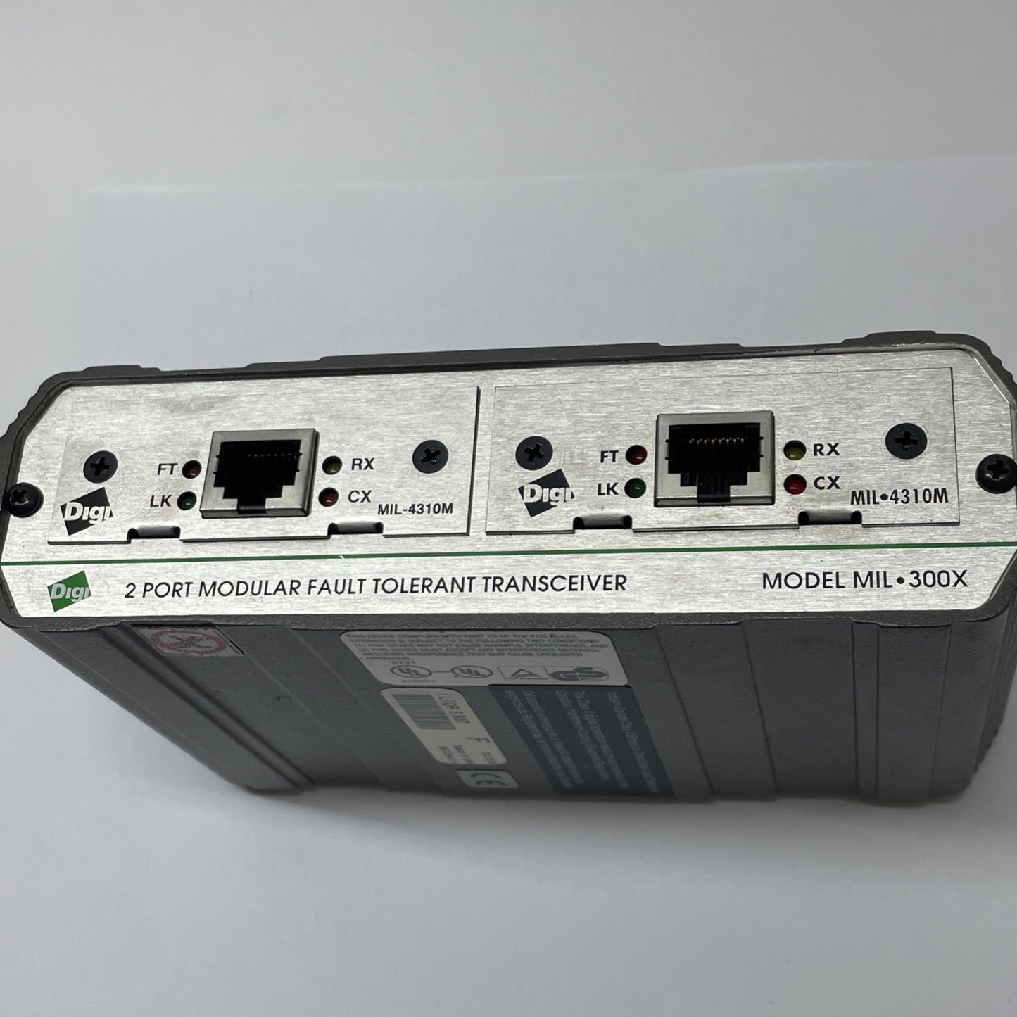 Digi MIL-300X 2-Port Fault-Tolerant Modular Transceiver Switch Module