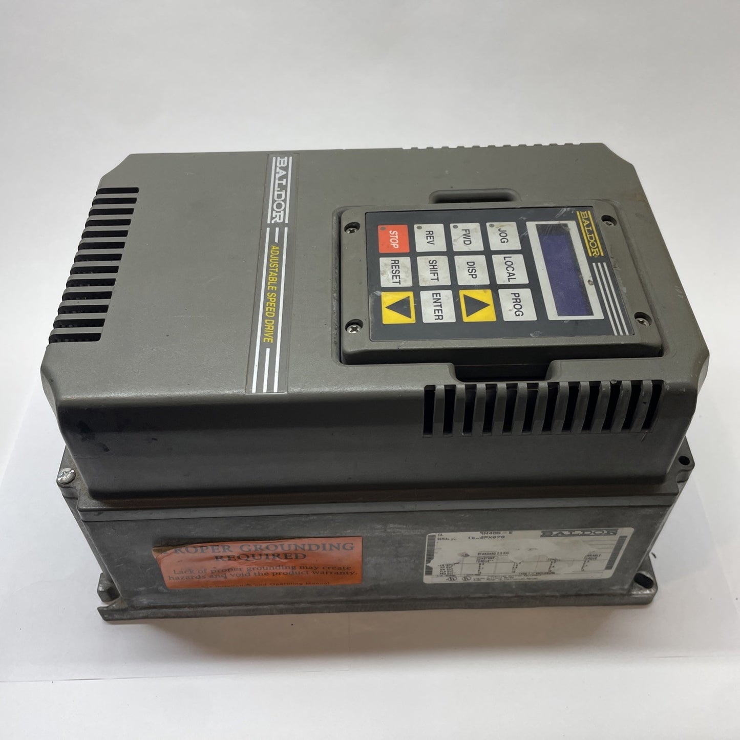 Baldor ID15H405-E 460V 3-Phase Adjustable Speed Drive VFD 5HP 8.2A