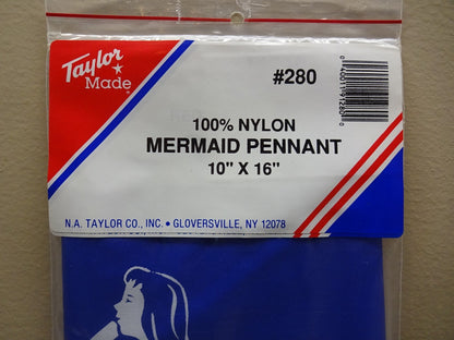 TAYLOR MADE #280 MERMAID PENNANT 10" X 16" NYLON MARINE BOAT NAUTICAL FLAG / NEW