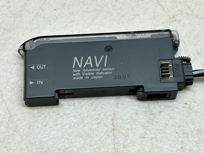 SUNX FX-301H / NAVI DIGITAL FIBER SENSOR INFRARED LED FX-300 / USED AS SAMPLE