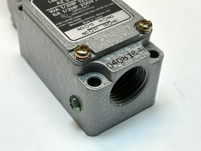 NAIS AZ51249 / LIMIT SWITCH 10A 6A 1/2HP 125VAC 250VAC / NEW NO BOX