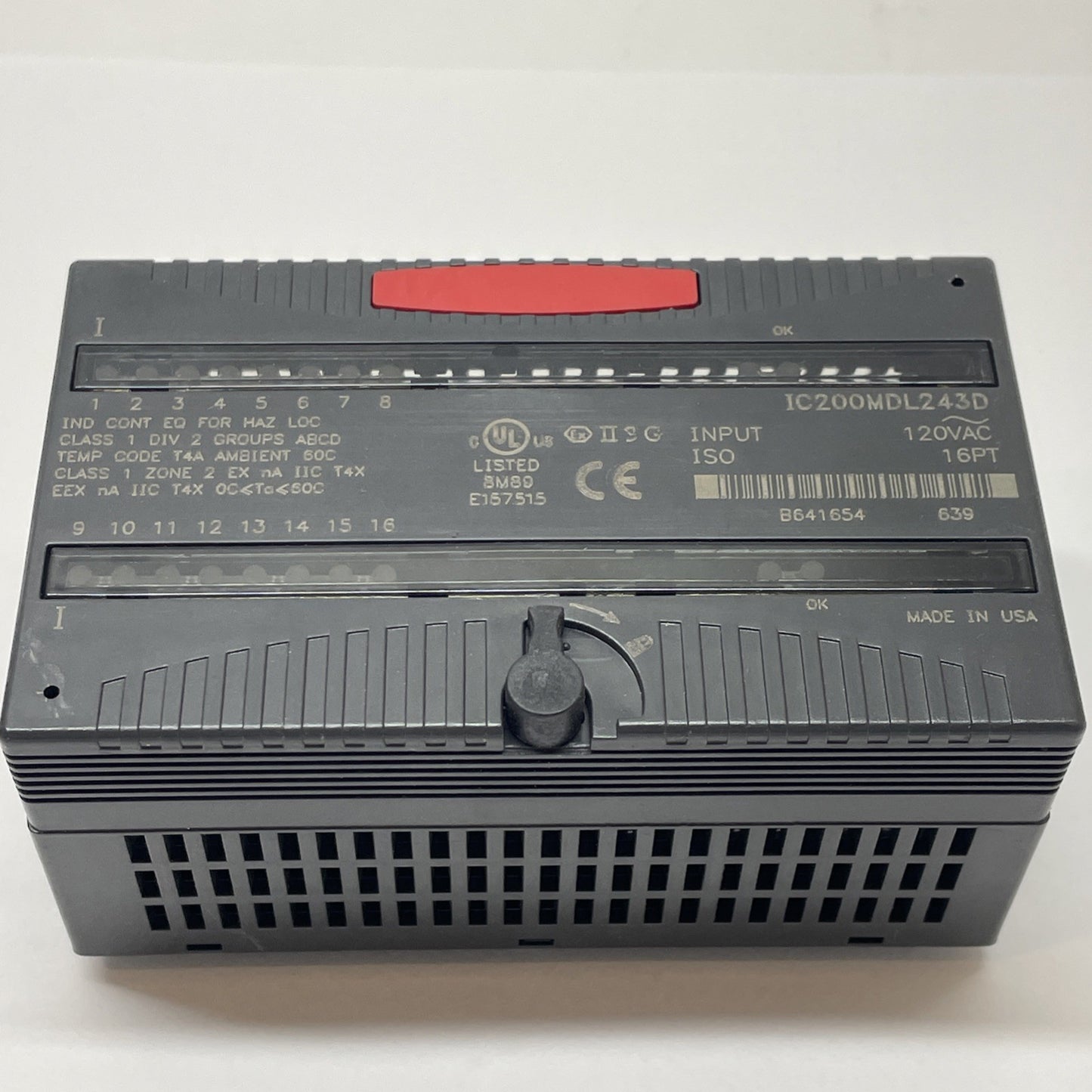 GE Fanuc IC200MDL243D 16-Point Discrete Input Module – VersaMax