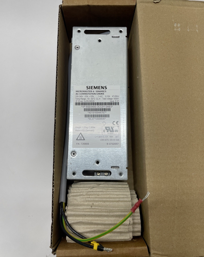NEW SIEMENS 6SE6400-3CC01-0AB3 Micromaster 4 / Sinamics AC Commutation Choke