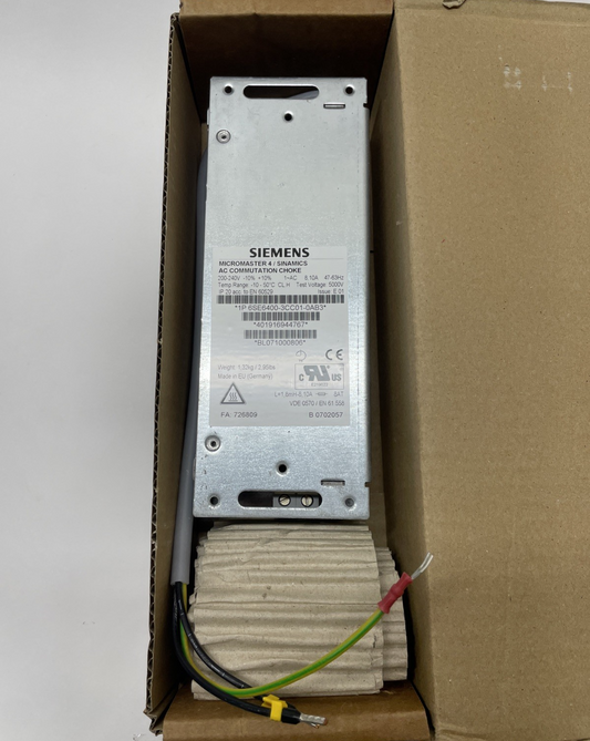 NEW SIEMENS 6SE6400-3CC01-0AB3 Micromaster 4 / Sinamics AC Commutation Choke