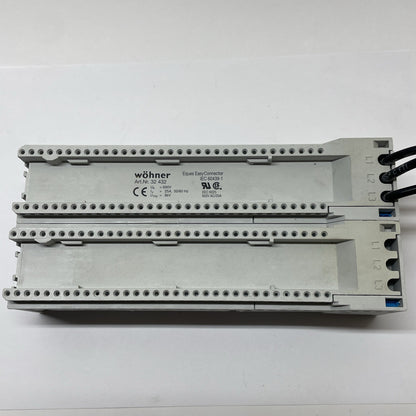 Wöhner 32432 Busbar Adapter 3-Pole 25 A 90×200 mm Mount Rails