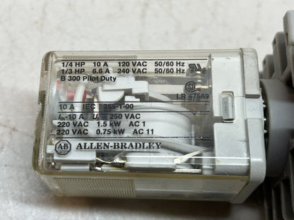ALLEN BRADLEY 700-HA33A1-1-4 RELAY SER A 120VAC 700-HN126 BASE