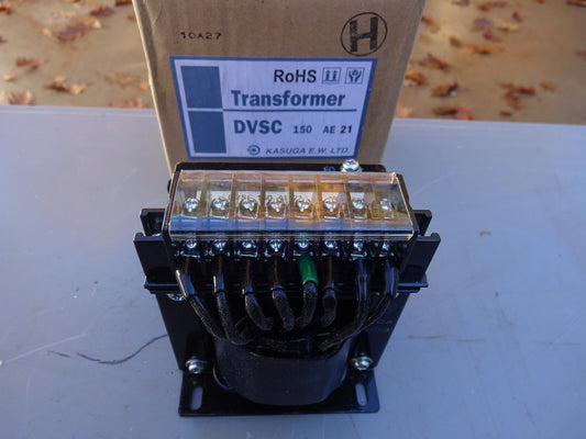KASUGA DVSC 150 AE 21 / AE21 / TRANSFORMER 150VA/ 50/60HZ / NEW WITH BOX