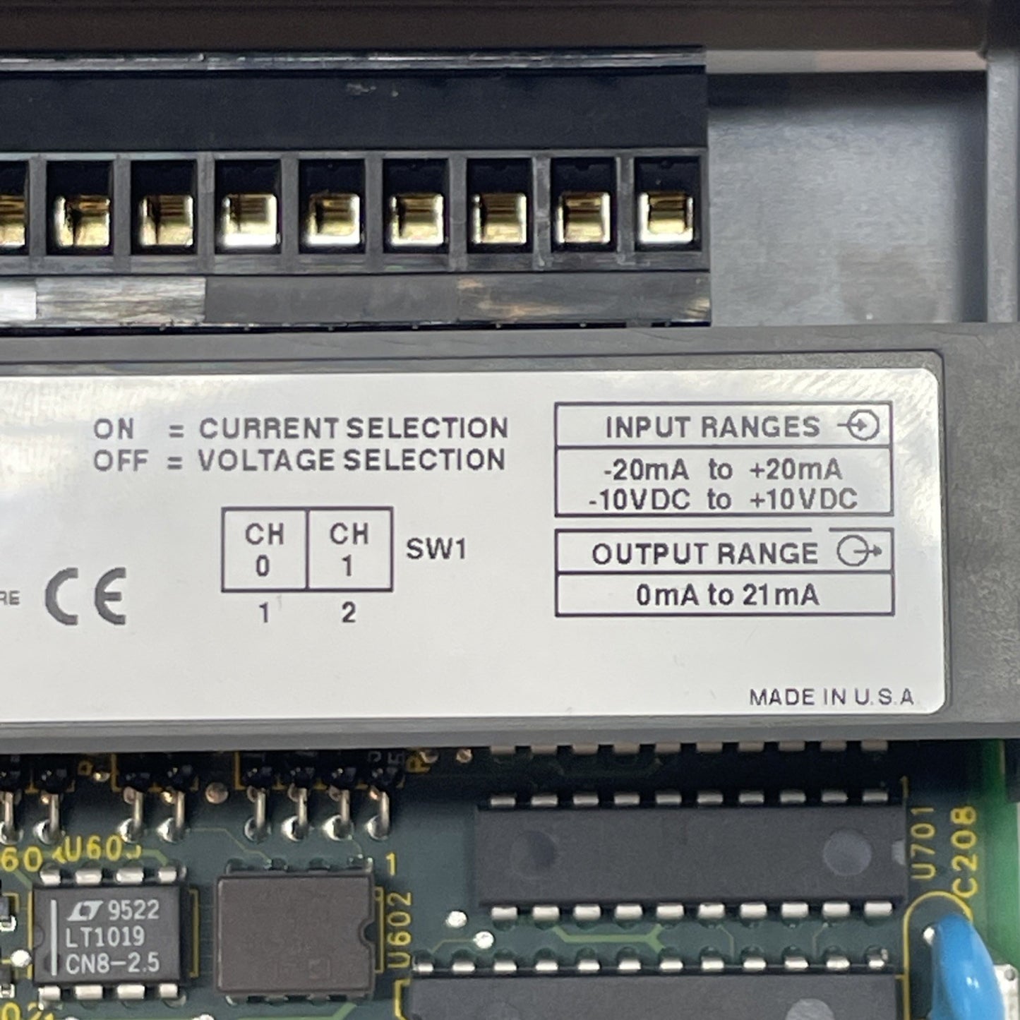Allen Bradley SLC 500, 1746-NIO41 Ser. A  Analog Combination I/O Module