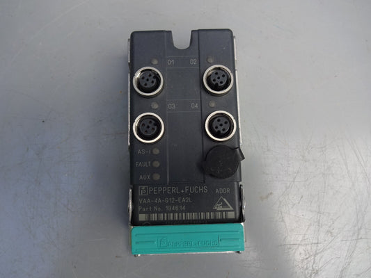 PEPPERL + FUCHS VAA-4A-G12-EA2L / 194614 INTERFACE ACTUATOR MODULE