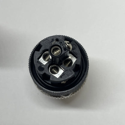 SIEMENS 3RX8000-0CD55 M12 5-Pole Straight Male Plug Connector - NEW SEALED