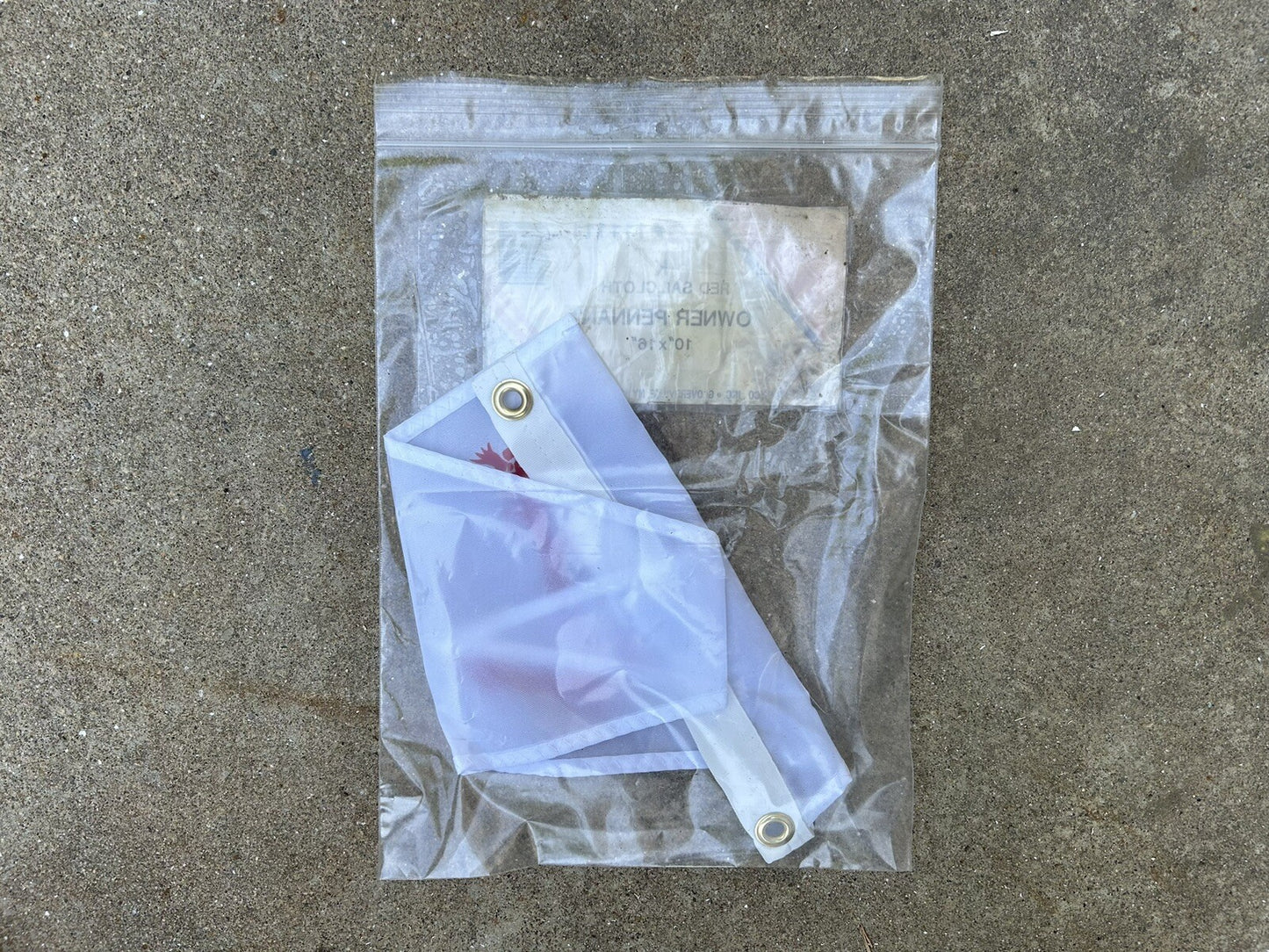 TAYLOR MADE 270 ANCHOR 10" X 16" PENNANT MARINE NYLON FLAG / NEW