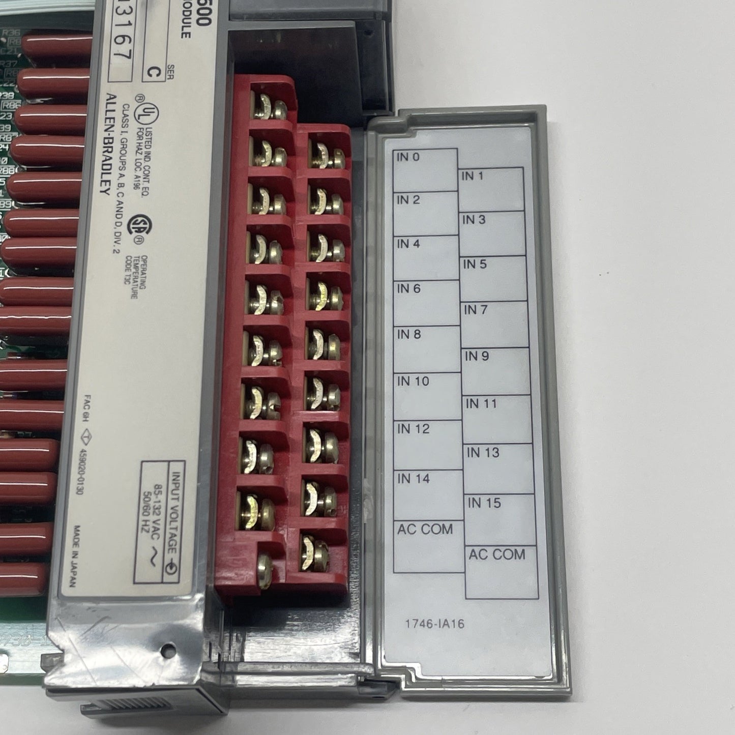 Allen Bradley Input Module 1746-IA16 Ser. C