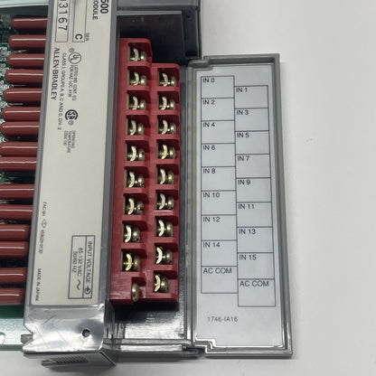 Allen Bradley Input Module 1746-IA16 Ser. C
