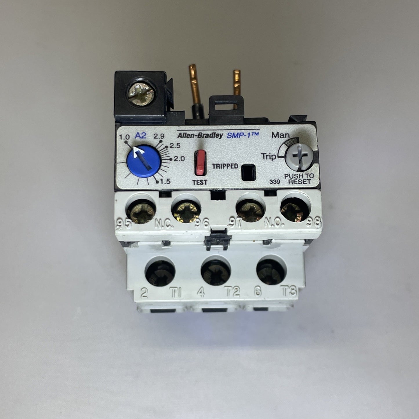 Allen Bradley 193-A1D1 Ser. A 1 - 2.9 Amp Overload Relay