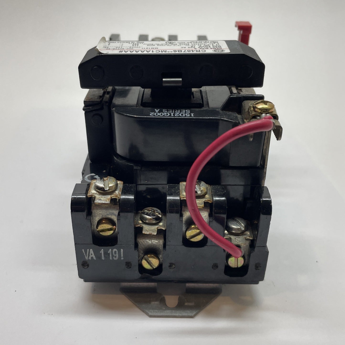 GE NEMA SIZE 0 MOTOR STARTER 120V COIL / CR487B6**MC1AAAAA#