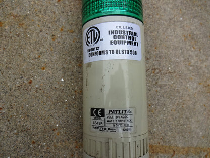 PATLITE / LE-FBP / 24V AC/DC / 0.6W/ 1 STACK  GREEN YELLOW RED