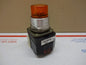 ALLEN BRADLEY 800T-PBL16A / PUSH BUTTON SWITCH / SERIES T / AMBER