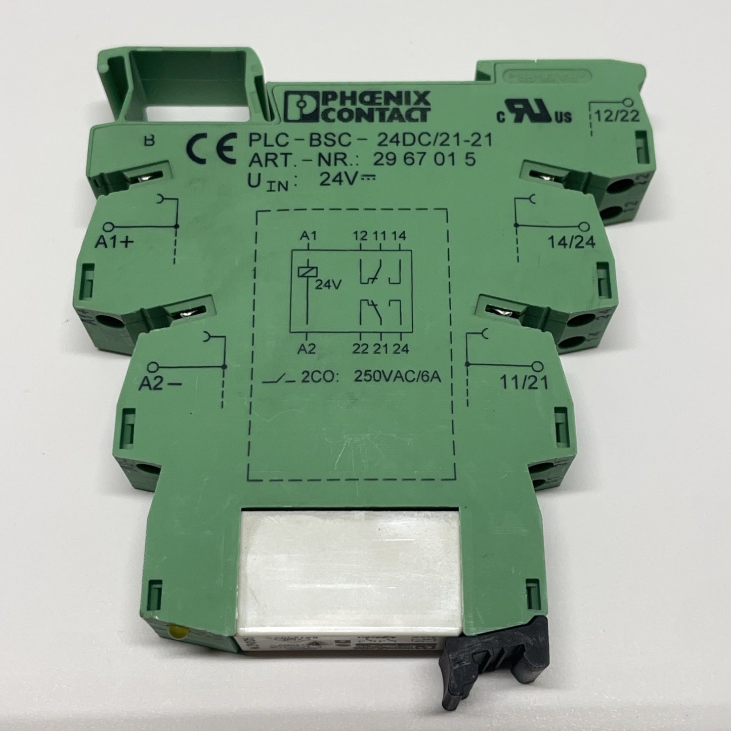 PHOENIX CONTACT PLC-BSC-24DC/21-21 Terminal Block 2961215 Relay 24V