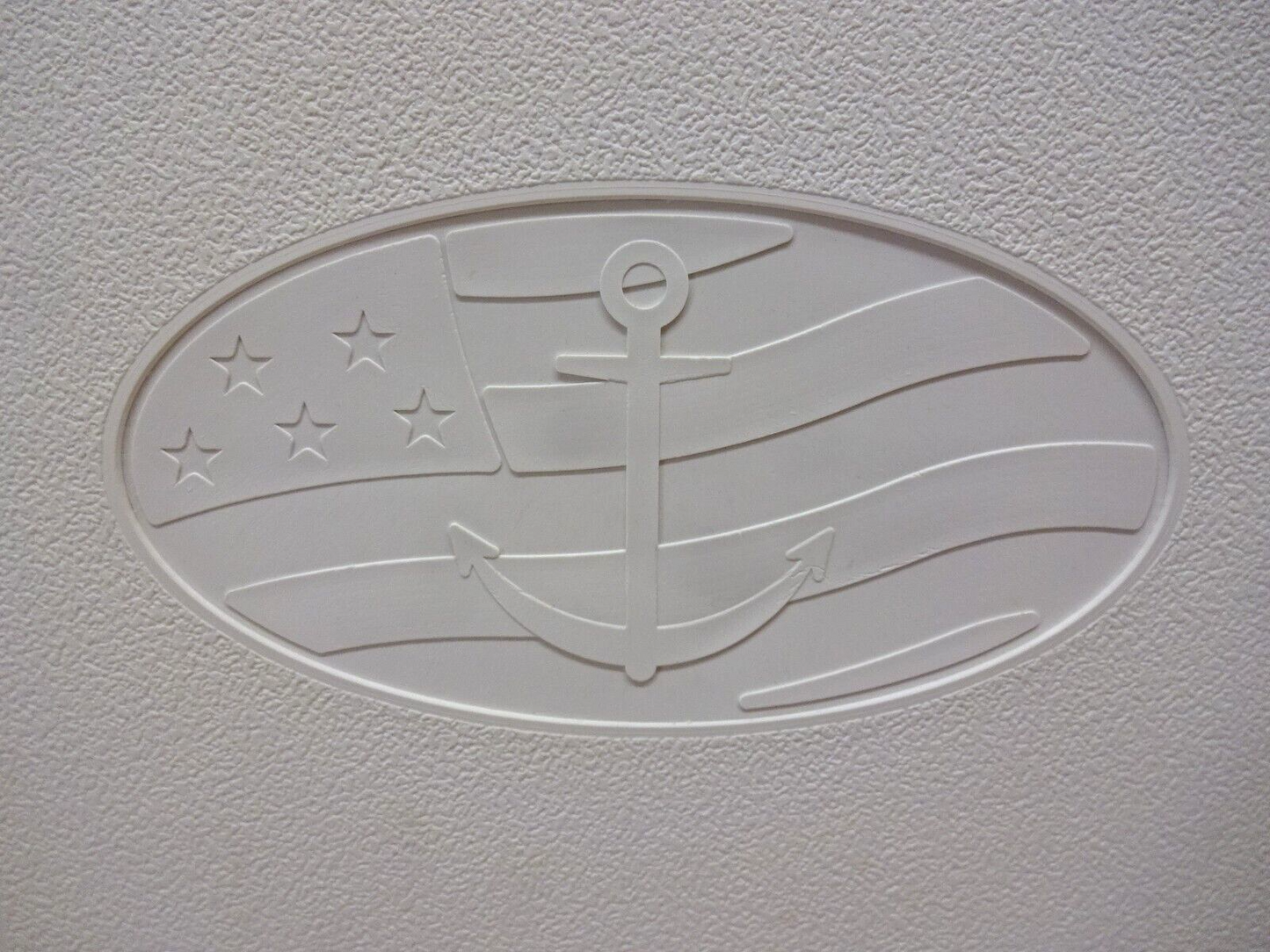 BECKSON INSPECTION HATCH 11" X 19" OD / 9" X 17" ID WHITE FLAG ANCHOR DESIGN NEW