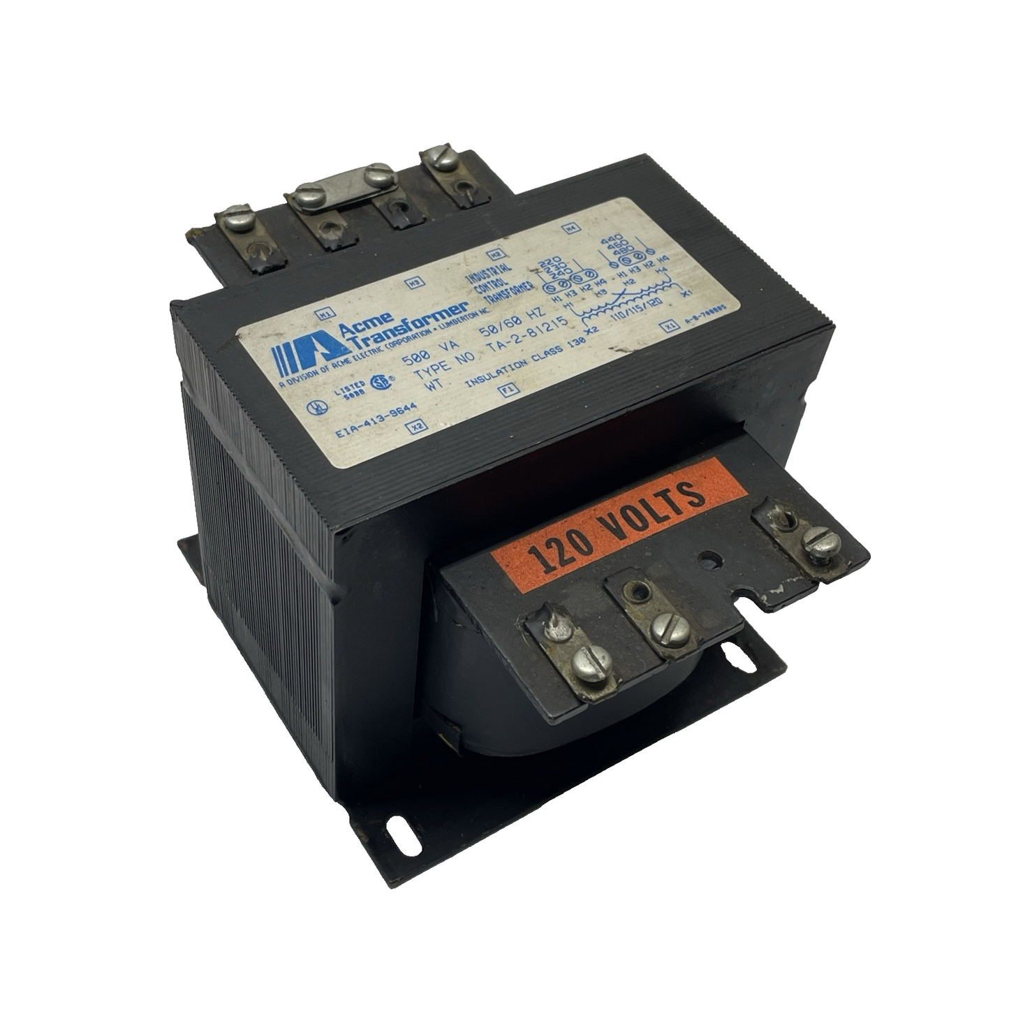 Acme Electric TA-2-81215 500VA Industrial Control Transformer 240/480-to-120V