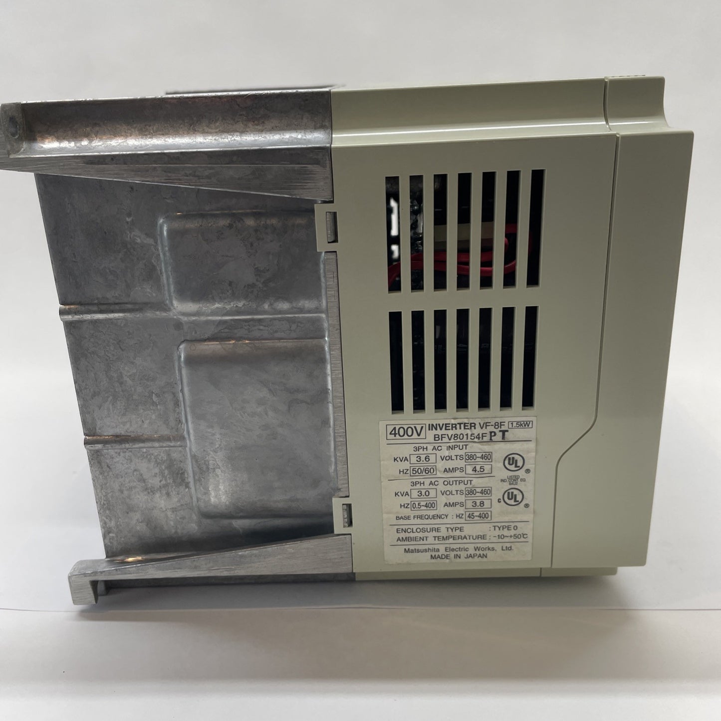 NAIS Matsushita VF-8F BFV80154FPT 1.5kW Inverter Drive 400V 3-Phase