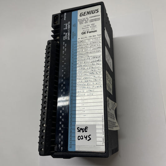 GE Fanuc IC660BBD024 I/O Block Assembly 32-Circuit 12-24 VDC