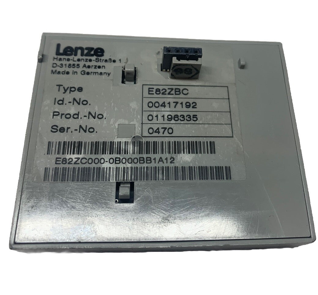 LENZE E82ZBC OPERATING MODULE PANEL